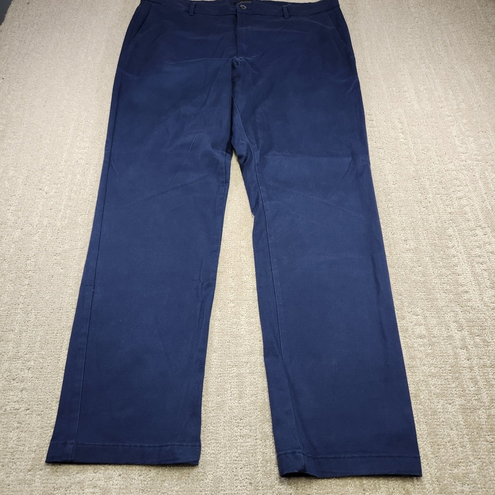 Banana Republic Pants Men 38x32 Blue Cotton Twill Stretch Chino NEW Straight Leg